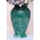 Pękaty zielony wazon