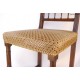 Krzesło tapicerowane bogato zdobione
