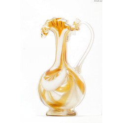 Murano Opaline Florence - wazon bursztynowy