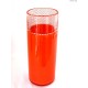 Duży pomarańczowy wazon sygnowany