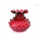 Wazon żurawinowy Fenton Art Glass - Ruby glass