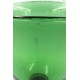 Zielony kielich puchar maliny szklana nitka