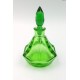 Zielona stara butelka flakon na perfumy