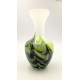 Opaline Florence biało zielony wazon