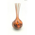 Carlo Moretti wazon szkło trójwarstwowe odcienie brązu pomarańczu