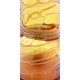 Wielki bursztynowy wazon szklana nitka