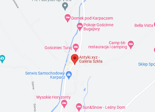 Galeria Szkła w Karpaczu - mapa